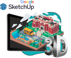 Google SketchUp - Школа программирования для детей, компьютерные курсы для школьников, начинающих и подростков - KIBERone г. Новосибирск