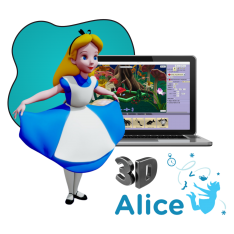 Alice 3d - КИБЕРшкола программирования для детей, компьютерные курсы для школьников, начинающих и подростков - KIBERone г. Новосибирск