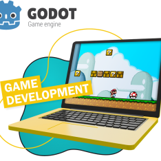 Godot.  Основа создания легендарных игр - КИБЕРшкола программирования для детей, компьютерные курсы для школьников, начинающих и подростков - KIBERone г. Новосибирск