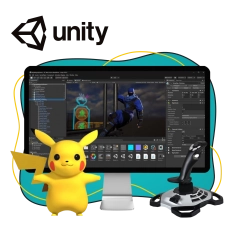Мир игр на Unity 2D на популярном движке + AI-помощники - КИБЕРшкола программирования для детей, компьютерные курсы для школьников, начинающих и подростков - KIBERone г. Новосибирск
