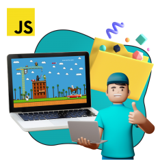 Программирование на JavaScript. Учимся создавать игры! - КИБЕРшкола программирования для детей, компьютерные курсы для школьников, начинающих и подростков - KIBERone г. Новосибирск