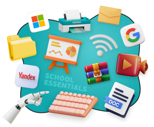 Цифровая база для школьника - КИБЕРшкола программирования для детей, компьютерные курсы для школьников, начинающих и подростков - KIBERone г. Новосибирск